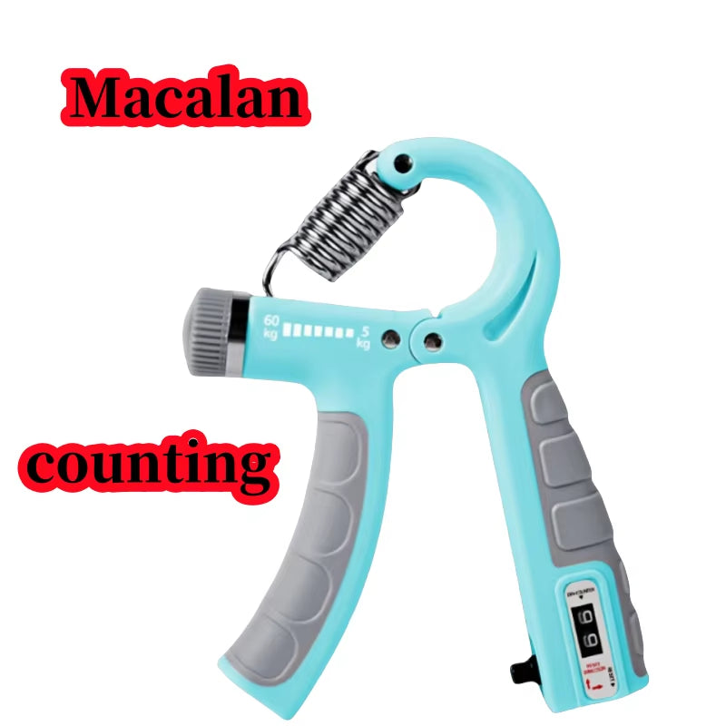 Adjustable Hand Grip Strengthener (5-60Kg) with Counter - Forearm and Wrist Exerciser for Muscle Development
